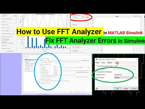 How to Use FFT Analyzer in MATLAB Simulink | Fix FFT Analyzer Errors in Simulink