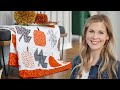 How to Make a Hello Pumpkin Quilt - Free Quilt Tutorial