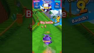Sonic Dash Gameplay With Big character 🚀 Best run ever #big #sonic #shorts