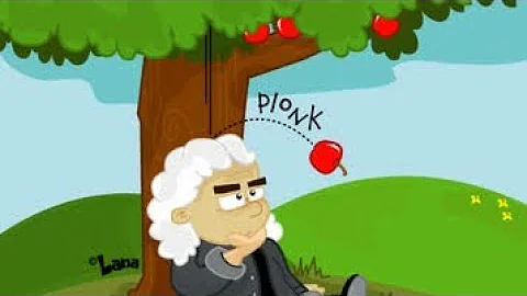 Isaac Newton and the Apple tree