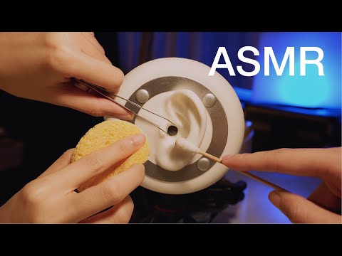 ASMR Rough Ear Cleaning 거친 귀 청소 / Left ,Right & Both (No Talking)