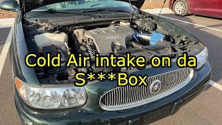 Putting a cold air intake on a Buick Lesabre.