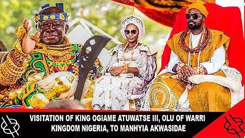 VISITATION OF KING OGIAME ATUWATSE III, OLU OF WARRI KINGDOM NIGERIA, TO MANHYIA AKWASIDAE