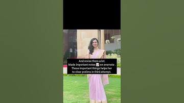 #AIR 9 prelims technique of IFS Officer #shorts #trending #viralvideo #youtube #ias#upsc #motivation