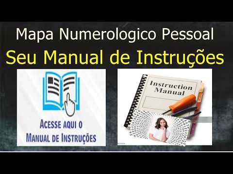 Seu Manual de Instruções: Mapa Numerologico Pessoa. Saiba como conhecer o seu com Vera Caballero