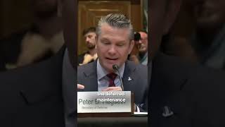 WATCH: Anti-Iran War Protester Hijacks Pete Hegseth’s Senate Hearing #shorts Wealth