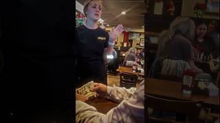 Waitress Was Speechless! #shorts #wholesome #cute