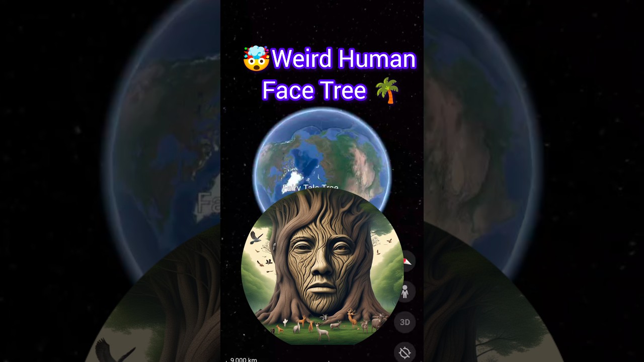 I Found Weird Human Face Tree Caught is real life 