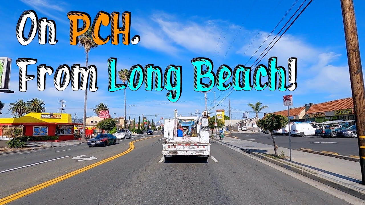 PCH from Long Beach! Los Angeles Drive Tour Video. HD. YouTube