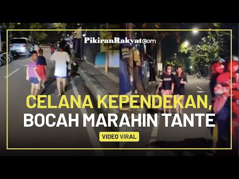 Viral TikTok, Video Tante-tante Dimarahin Bocah Gegara Pakai Celana Kependekan