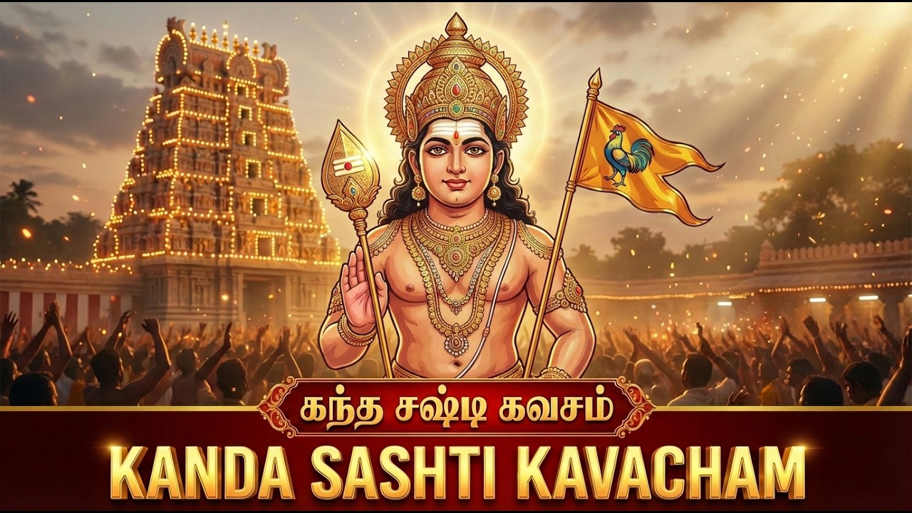 KANDA SASHTI KAVASAM In Tamil Lyrics | Murugan Bhakti Padalgal | Powerful Murugan Tamil Bhakti Songs