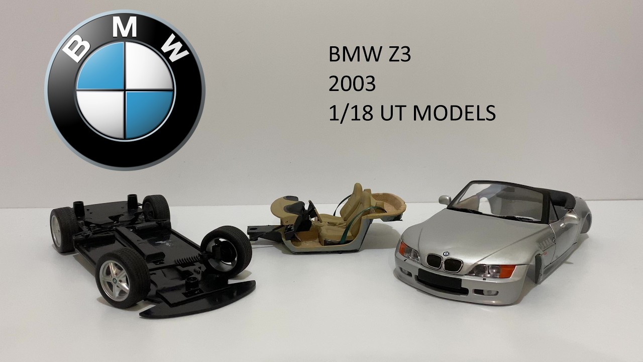 BMW Z3 1995 1/18 UT MODEL - YouTube