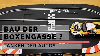 Carrera Digital für Anfänger - Bau der Boxengasse, Pit Lane, Pit Stop, Service Lane.