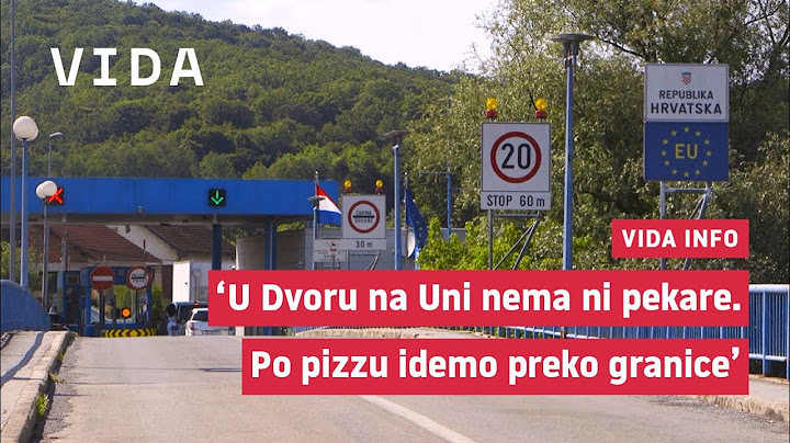 VIDA info - Život na rubu Hrvatske kao nekad u Jugoslaviji