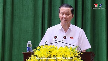 Chủ tịch Uỷ ban Nhân dân tỉnh Thanh Hóa, Đỗ Minh Tuấn tiếp xúc cử tri thị xã Nghi Sơn