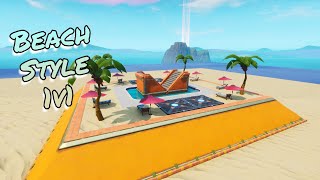 How To Make A Beach Style 1v1 Map / Simple