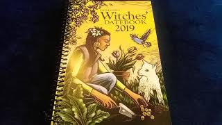 Llewellyn's Witches' Datebook 2019 #witchcraft #witchesdatebook2019 #witchesofyoutube #2019planner