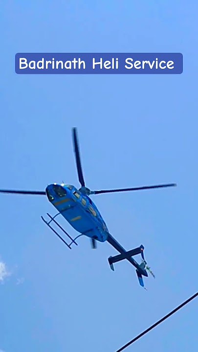 Badrinath Heli Service #shorts #badrinathdham #helicopter #travelshorts