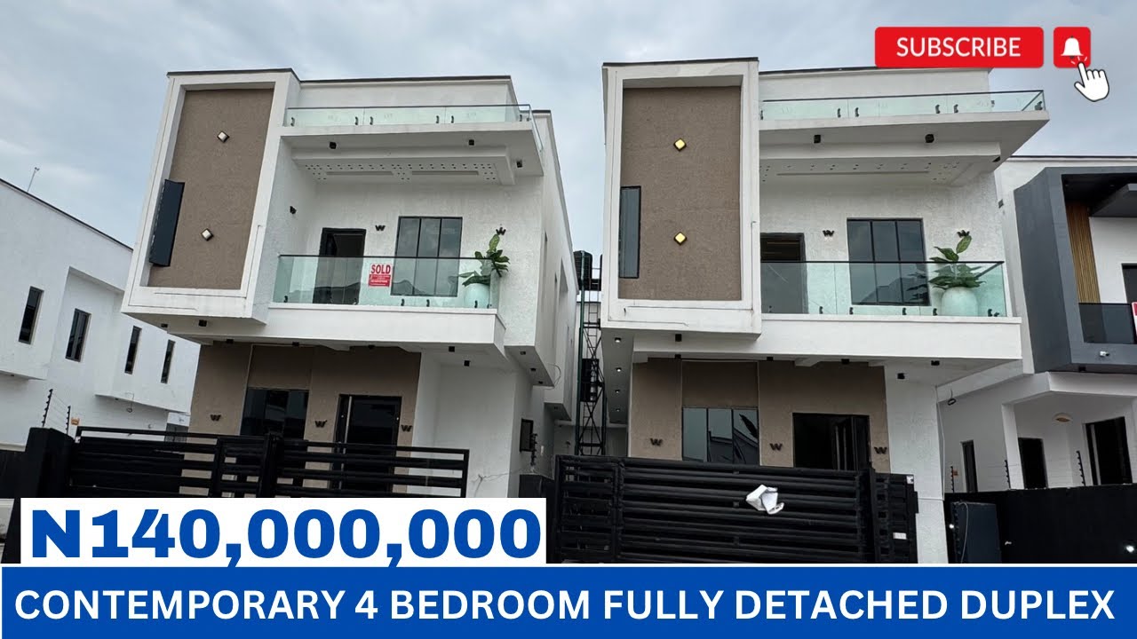 ПРОДАЕТСЯ ДОМ В ЛЕККИ, ЛАГОС, НИГЕРИЯ. СОВРЕМЕННЫЙ 4-СПАЛЬНЫЙ ПОЛНОСТЬЮ ОТДЕЛЬНЫЙ ДУПЛЕКС НА ПРОДАЖУ