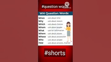 Questions words with meaning & examples|online English grammar classes#learnspokenenglishinoneminute