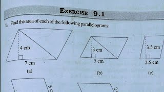 Class 7th maths l Exercise 9.1 l Chapter 9 l perimeter and Area l NCERT l Solution l Cbse board l