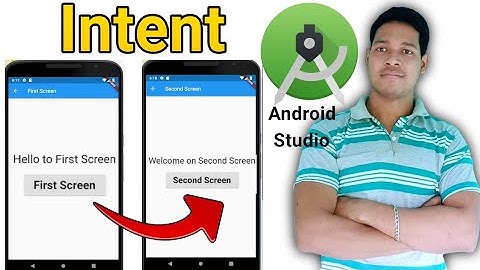 #1 intent first screen to second screen activity in Android studio full Hindi details video #intent