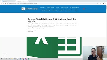 🔴 Công cụ điền nhanh dữ liệu Flash Fill trong Excel