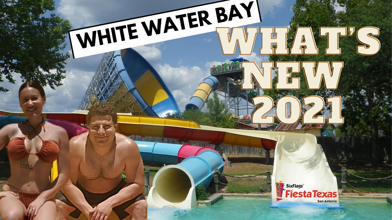 Six Flags White Water Bay (Part of Fiesta Texas) Waterpark FULL TOUR