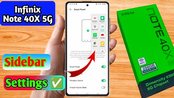 infinix note 40x 5g smart sidebar settings, infinix note 40x 5g sidebar settings
