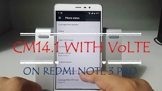 Volte On Nougat 7.1 Unofficial Cm14.1 For Redmi Note 3 Jio Calls Works Now How To Flash Guide