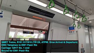 [ATPM: Slow Arrival & Departure] SMRT Trains - Joyride on ALS R151 917/918 from EW2 TAM → EW1 PSR