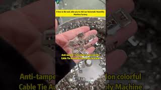 Anti-tamper Tying Band nylon colorful Cable Tie Automatic Assembly Machine