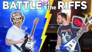 Battle Of The RIFFS: METALLICA vs IRON MAIDEN