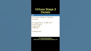 Virtusa Stage 2 #Coding 2026? Bekijk onze afspeellijst | #Virtusa