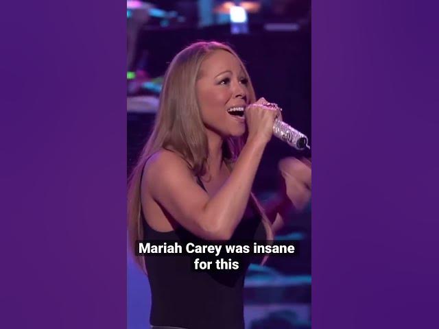 mariah carey was INSANE for this #shorts
