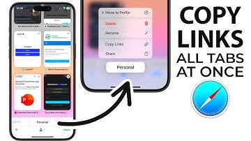 How to Copy Multiple Safari Tabs link all at Once! | iPhone Tips