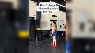 30 Burpee Muscle Ups for time