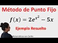 Método de Punto Fijo | Ejemplo