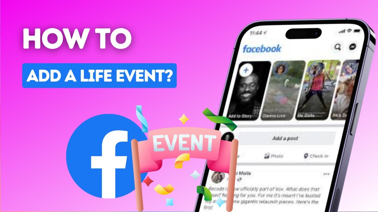 How to add a life event on Facebook? YouTube