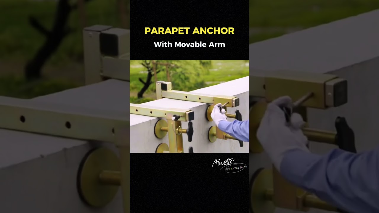 How to use a parapet anchor? 