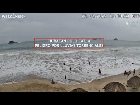 EN VIVO, Huracán POLO Categoría 4: Alerta por Lluvias e Inundaciones