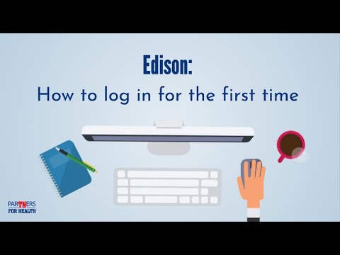 How to log in to Edison for the first time (2021-22)