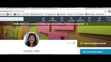 How to change your background picture in LinkedIn
