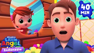 Aku Suka Taman Bermain | Little Angel | Kartun dan Lagu Anak | Moonbug Kids Indonesia