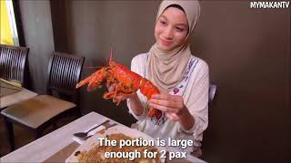 Lobster Bamboo Briyani yang padu lagi sedap di Cinnamon's Fusion Cuisine