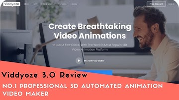Viddyoze 3.0 Review | No.1 Professional 3D Automated Animation Video Maker