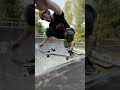 Alessandro Mazzara, Manual roll up the extension at the Bunker Skatepark, Rome! #skateboarding #vert