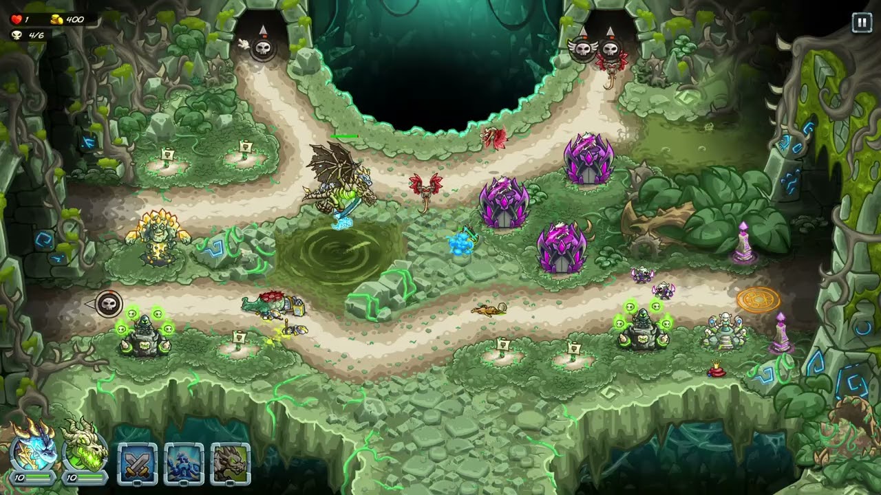 Kingdom Rush 5: Alliance 22. Starving Hollow - Heroic Challenge (Completed in Normal)