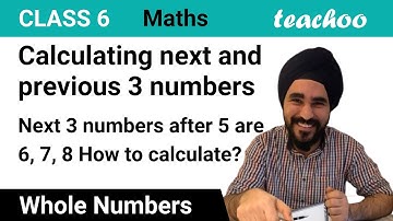 Calculating next and previous 3 numbers - Definition - Teachoo
