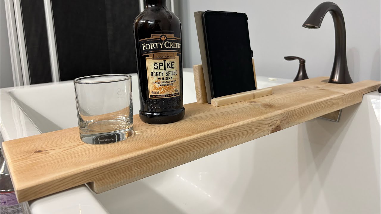 Изготовление подноса для ванной (простая идея для рождественского подарка)